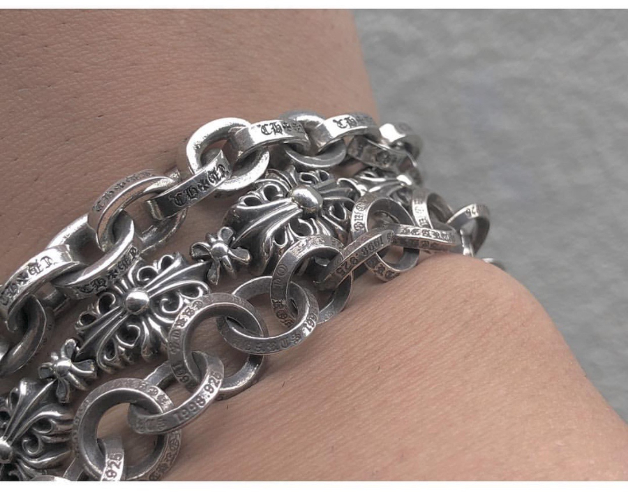 Chrome Hearts Single Round Link Bracelet 크롬하츠 싱글 라운드 링크 브레이슬릿 2