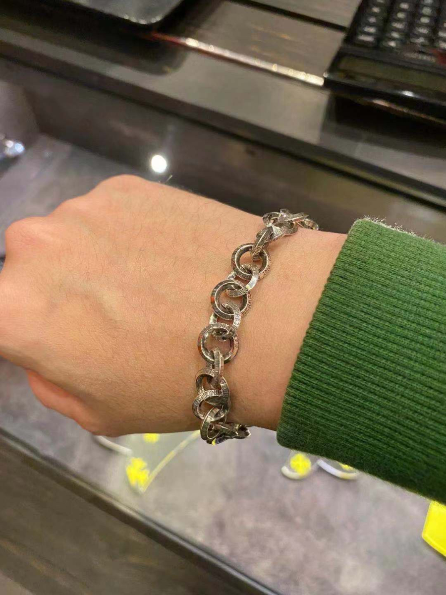 Chrome Hearts Single Round Link Bracelet 크롬하츠 싱글 라운드 링크 브레이슬릿 3