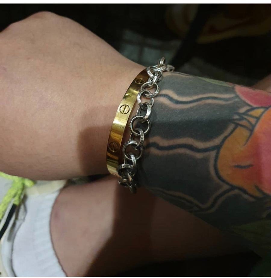 Chrome Hearts Single Round Link Bracelet 크롬하츠 싱글 라운드 링크 브레이슬릿 4