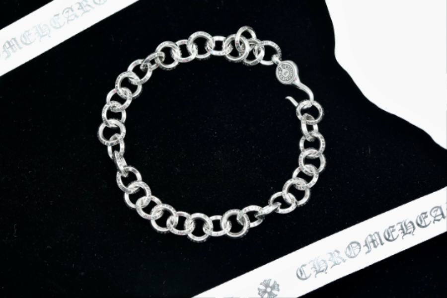 Chrome Hearts Single Round Link Bracelet 크롬하츠 싱글 라운드 링크 브레이슬릿 6