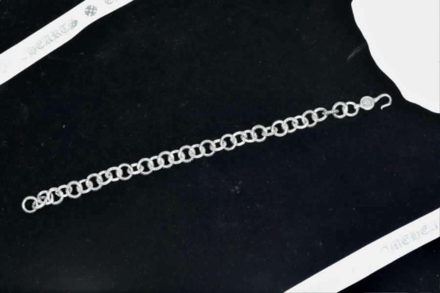 Chrome Hearts Single Round Link Bracelet 크롬하츠 싱글 라운드 링크 브레이슬릿 7