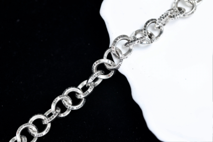Chrome Hearts Single Round Link Bracelet 크롬하츠 싱글 라운드 링크 브레이슬릿 9