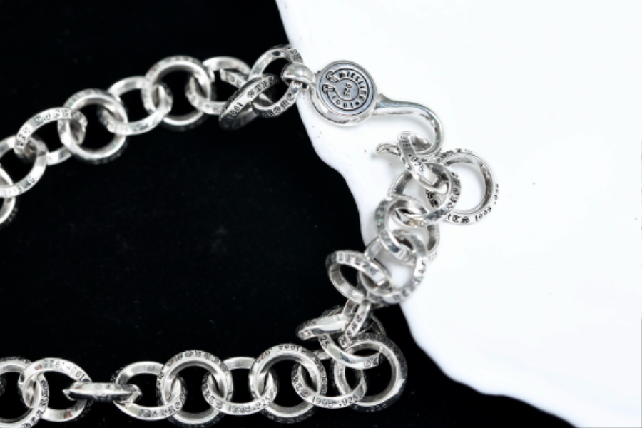 Chrome Hearts Single Round Link Bracelet 크롬하츠 싱글 라운드 링크 브레이슬릿 10