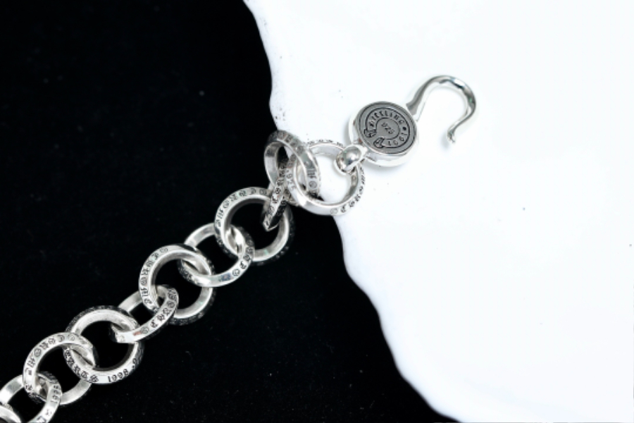 Chrome Hearts Single Round Link Bracelet 크롬하츠 싱글 라운드 링크 브레이슬릿 11