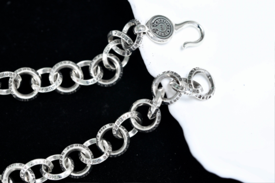 Chrome Hearts Single Round Link Bracelet 크롬하츠 싱글 라운드 링크 브레이슬릿 12