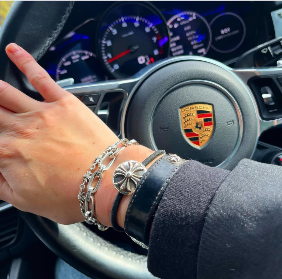 Chrome Hearts Paper E Chain Bracelet 크롬하츠 페이퍼 E 체인 브레이슬릿 4