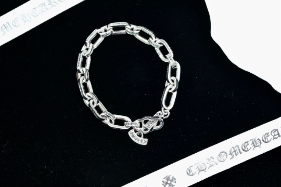 Chrome Hearts Paper E Chain Bracelet 크롬하츠 페이퍼 E 체인 브레이슬릿 9