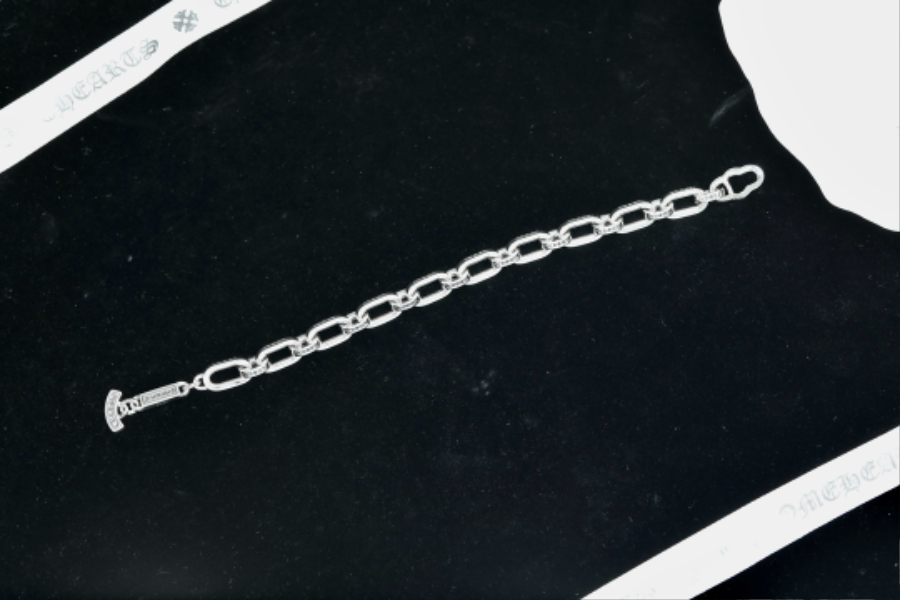 Chrome Hearts Paper E Chain Bracelet 크롬하츠 페이퍼 E 체인 브레이슬릿 11