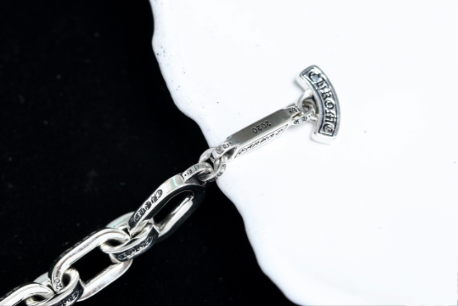 Chrome Hearts Paper E Chain Bracelet 크롬하츠 페이퍼 E 체인 브레이슬릿 13