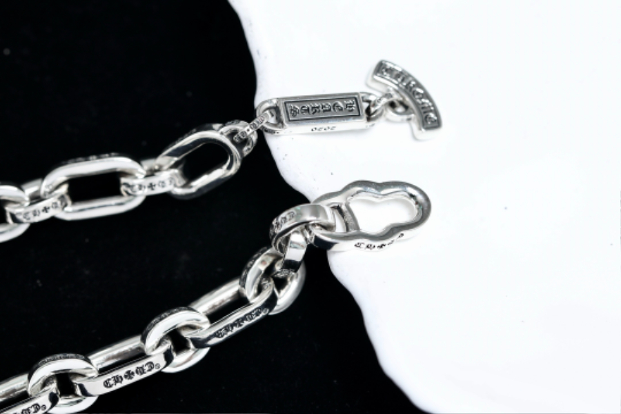 Chrome Hearts Paper E Chain Bracelet 크롬하츠 페이퍼 E 체인 브레이슬릿 14