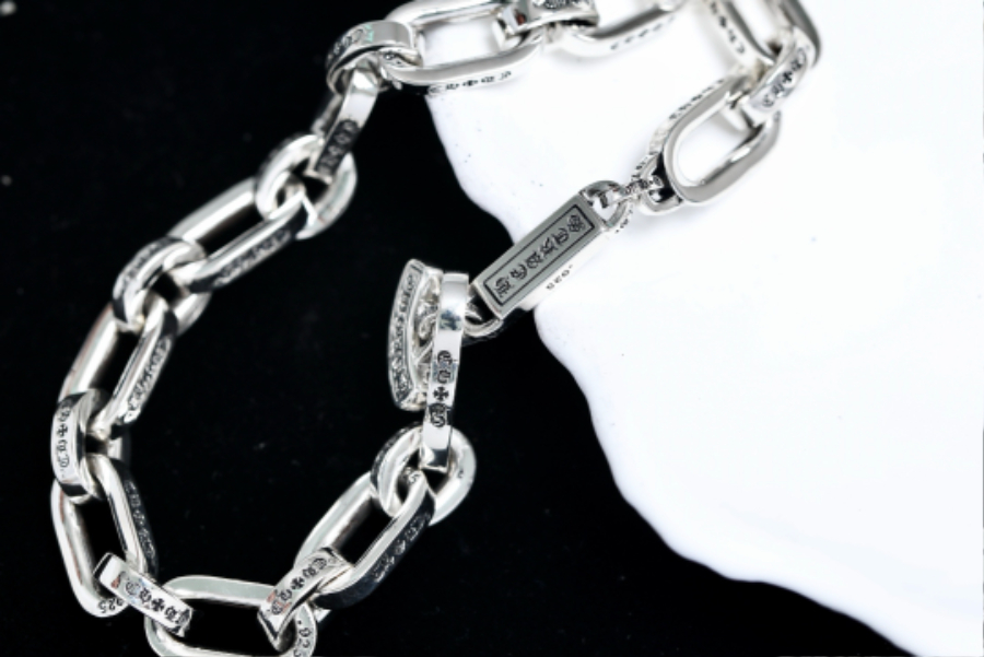 Chrome Hearts Paper E Chain Bracelet 크롬하츠 페이퍼 E 체인 브레이슬릿 15