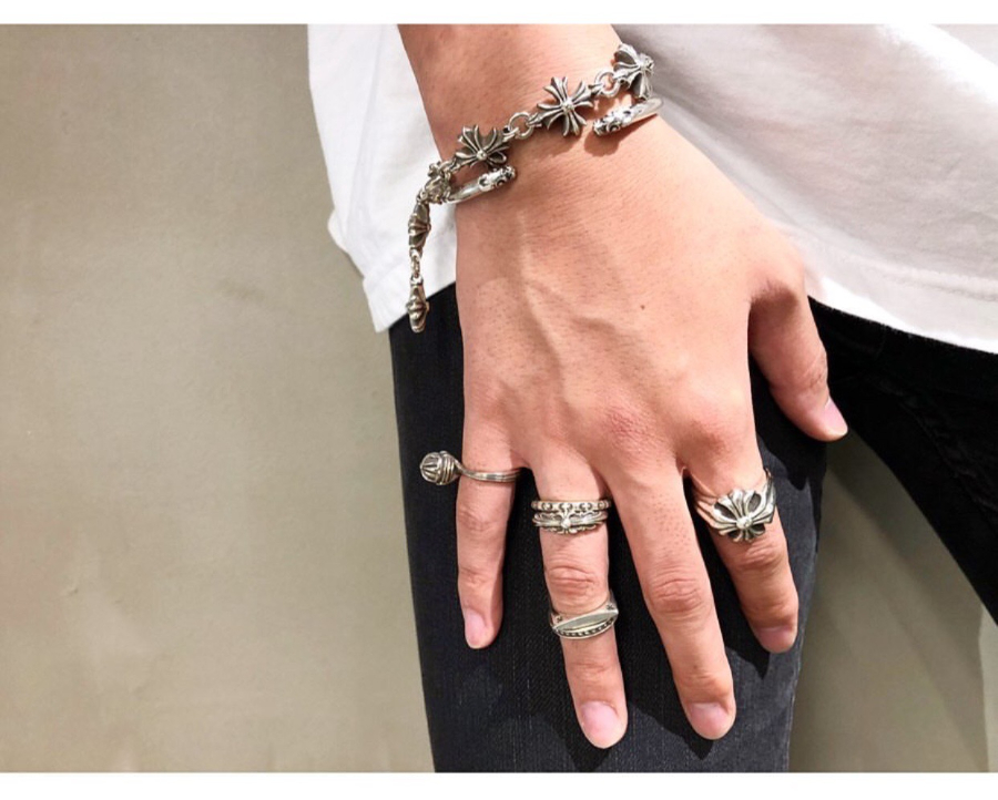 Chrome Hearts Double Dragon Open Bangle 크롬하츠 더블 드래곤 오픈 뱅글 2