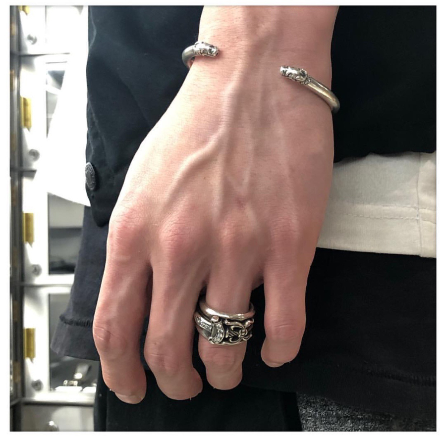 Chrome Hearts Double Dragon Open Bangle 크롬하츠 더블 드래곤 오픈 뱅글 3