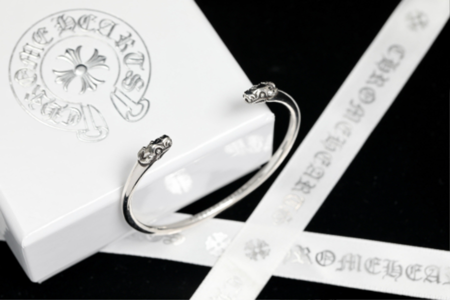 Chrome Hearts Double Dragon Open Bangle 크롬하츠 더블 드래곤 오픈 뱅글 11
