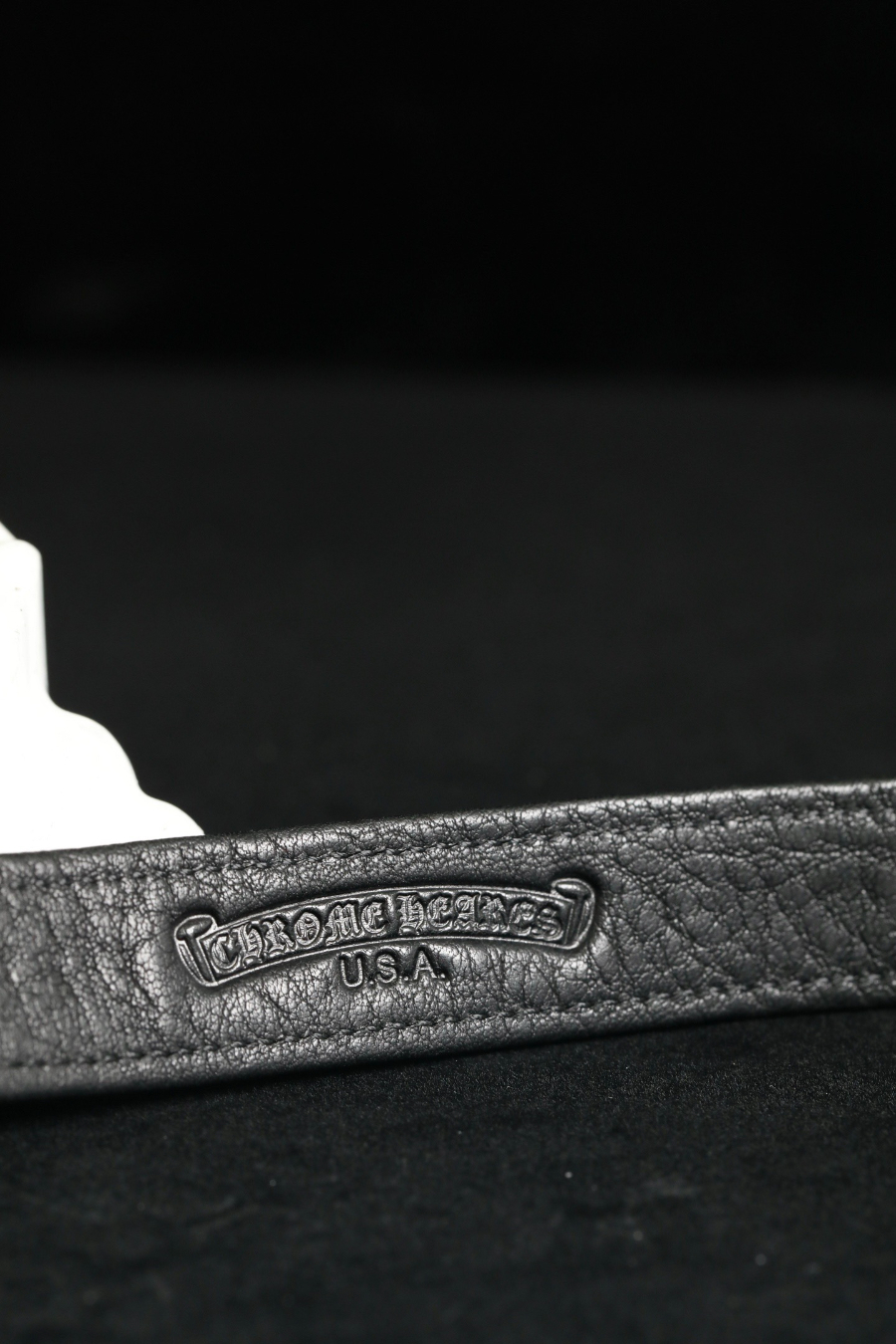 Chrome Hearts Cross Round Stud Leather Bracelet 크롬하츠 크로스 라운드 스터드 레더 브레이슬릿 13