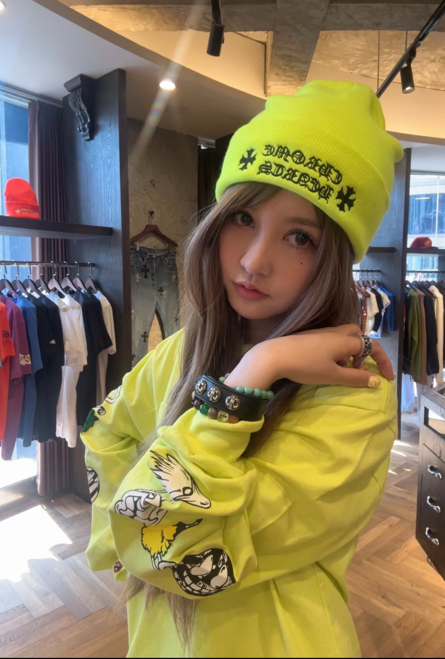 Chrome Hearts Fleur-de-Lis Round Stud Leather Bracelet 크롬하츠 플뢰르 드 리스 라운드 스터드 레더 브레이슬릿 3