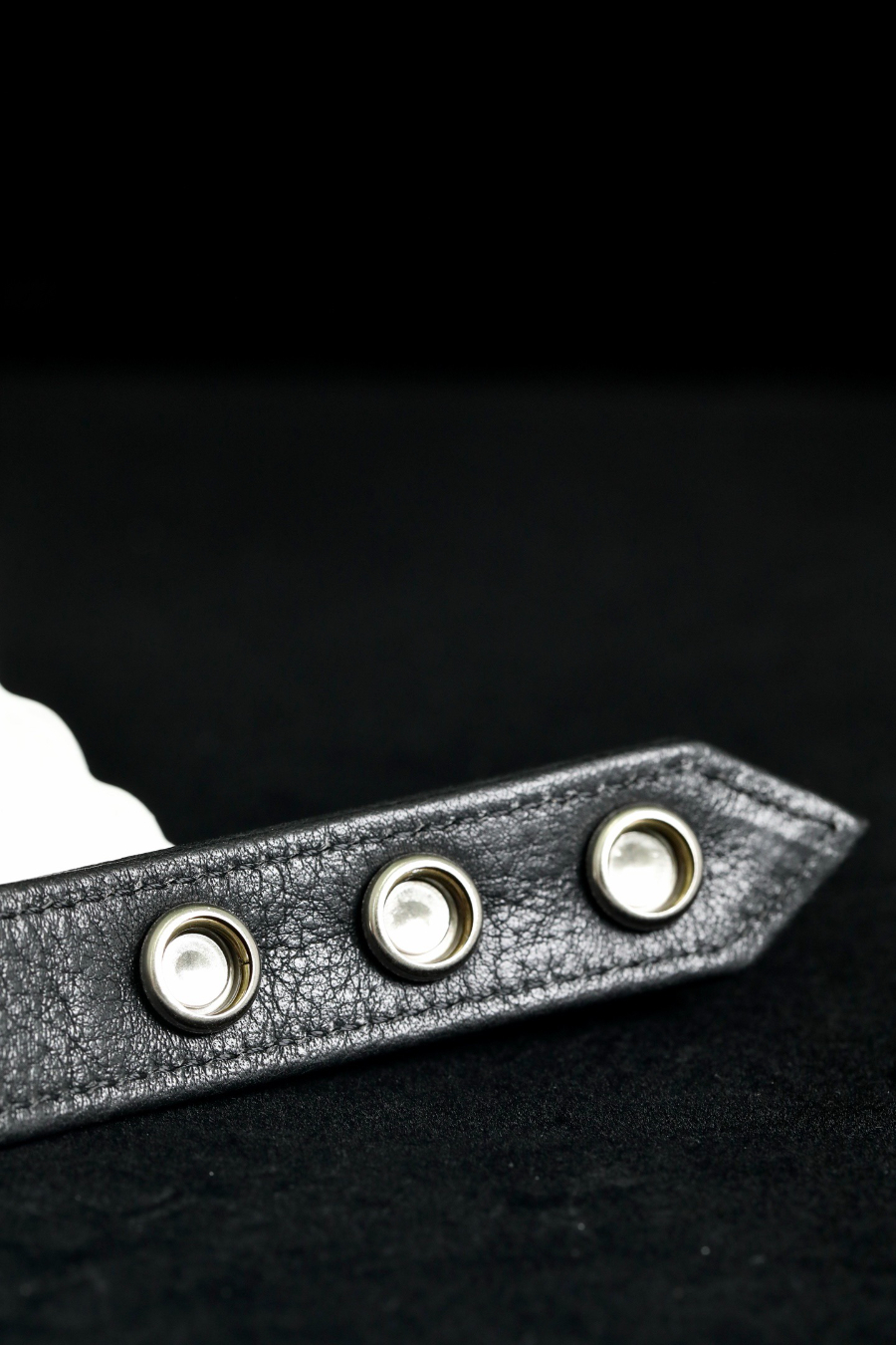 Chrome Hearts Fleur-de-Lis Round Stud Leather Bracelet 크롬하츠 플뢰르 드 리스 라운드 스터드 레더 브레이슬릿 14