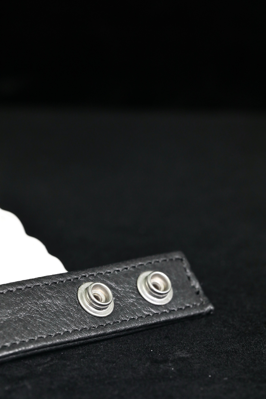 Chrome Hearts Fleur-de-Lis Round Stud Leather Bracelet 크롬하츠 플뢰르 드 리스 라운드 스터드 레더 브레이슬릿 15