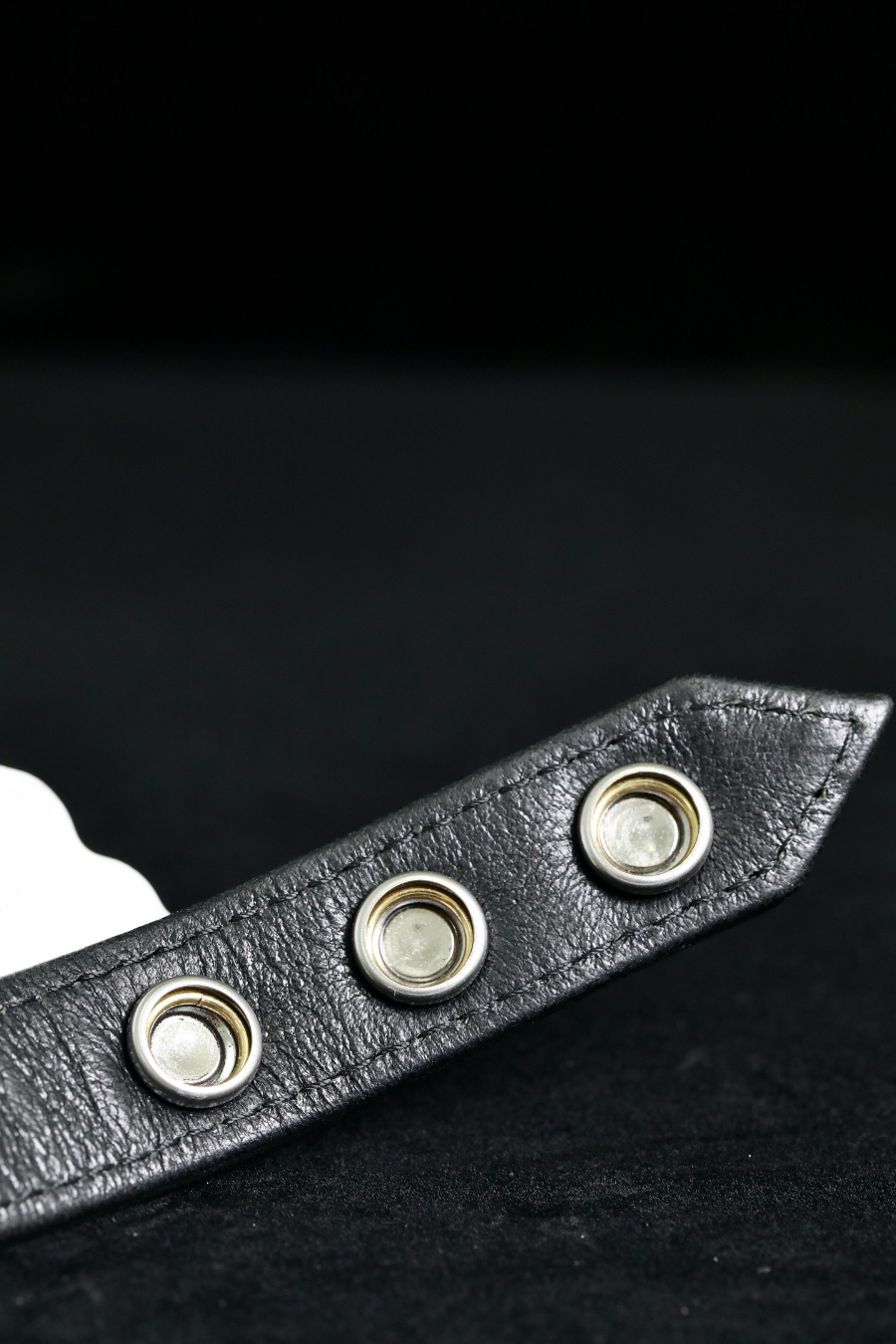 Chrome Hearts Square Cross Stud Leather Bracelet 크롬하츠 스퀘어 크로스 스터드 레더 브레이슬릿 15