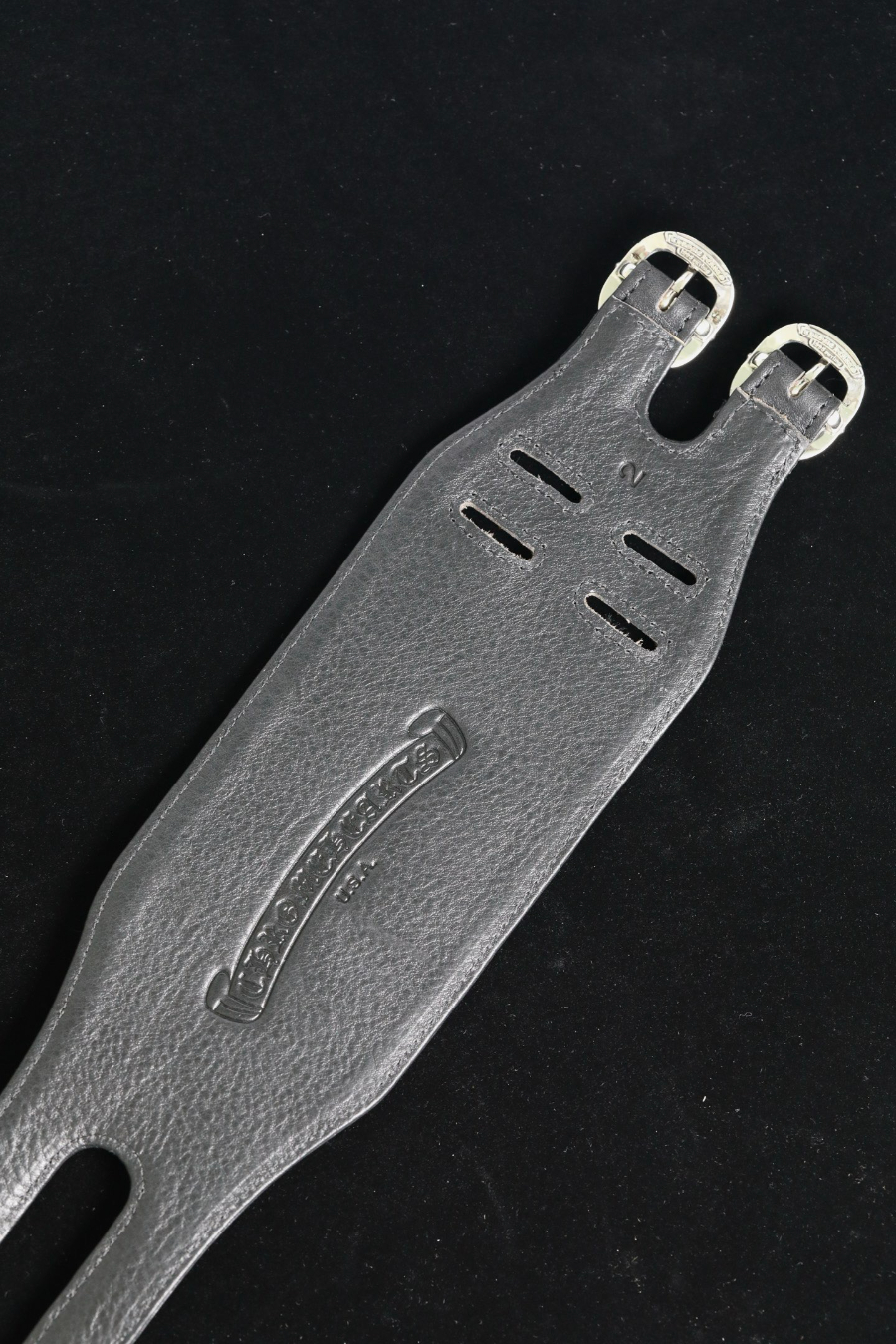 Chrome Hearts Double Roller Buckle Leather Bracelet 크롬하츠 더블 롤러 버클 레더 브레이슬릿 11