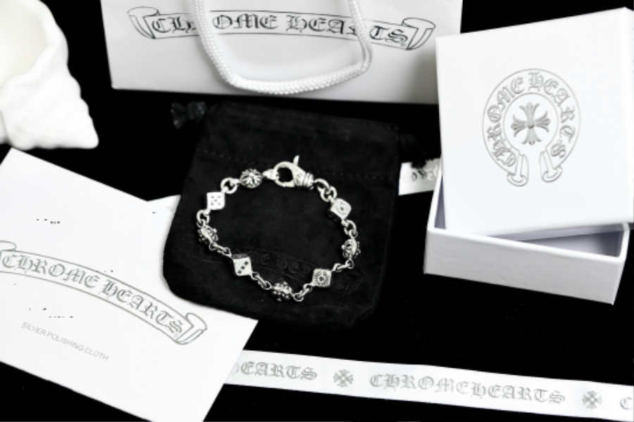 Chrome Hearts Dice Bead Bracelet 크롬하츠 다이스 비드 체인 팔찌 1