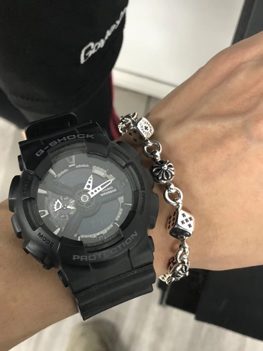 Chrome Hearts Dice Bead Bracelet 크롬하츠 다이스 비드 체인 팔찌 6