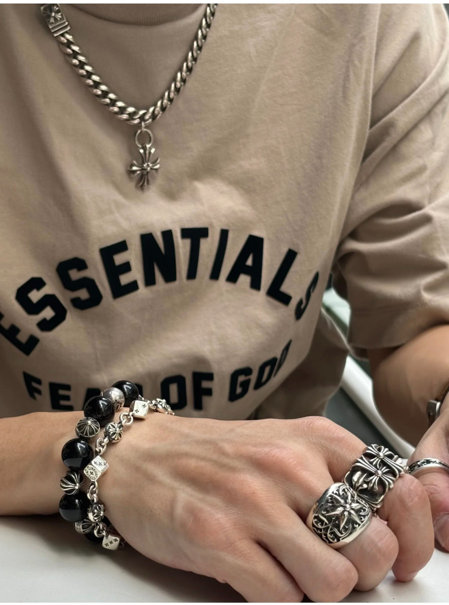 Chrome Hearts Dice Bead Bracelet 크롬하츠 다이스 비드 체인 팔찌 7