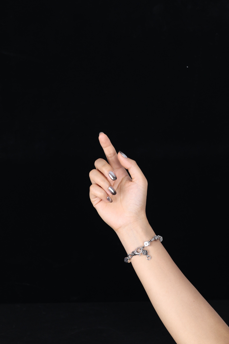 Chrome Hearts Dice Bead Bracelet 크롬하츠 다이스 비드 체인 팔찌 17