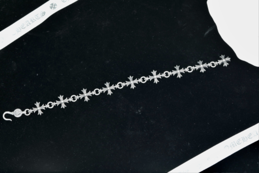 Chrome Hearts Cross Flower Bracelet 크롬하츠 십자 플라워 팔찌 11
