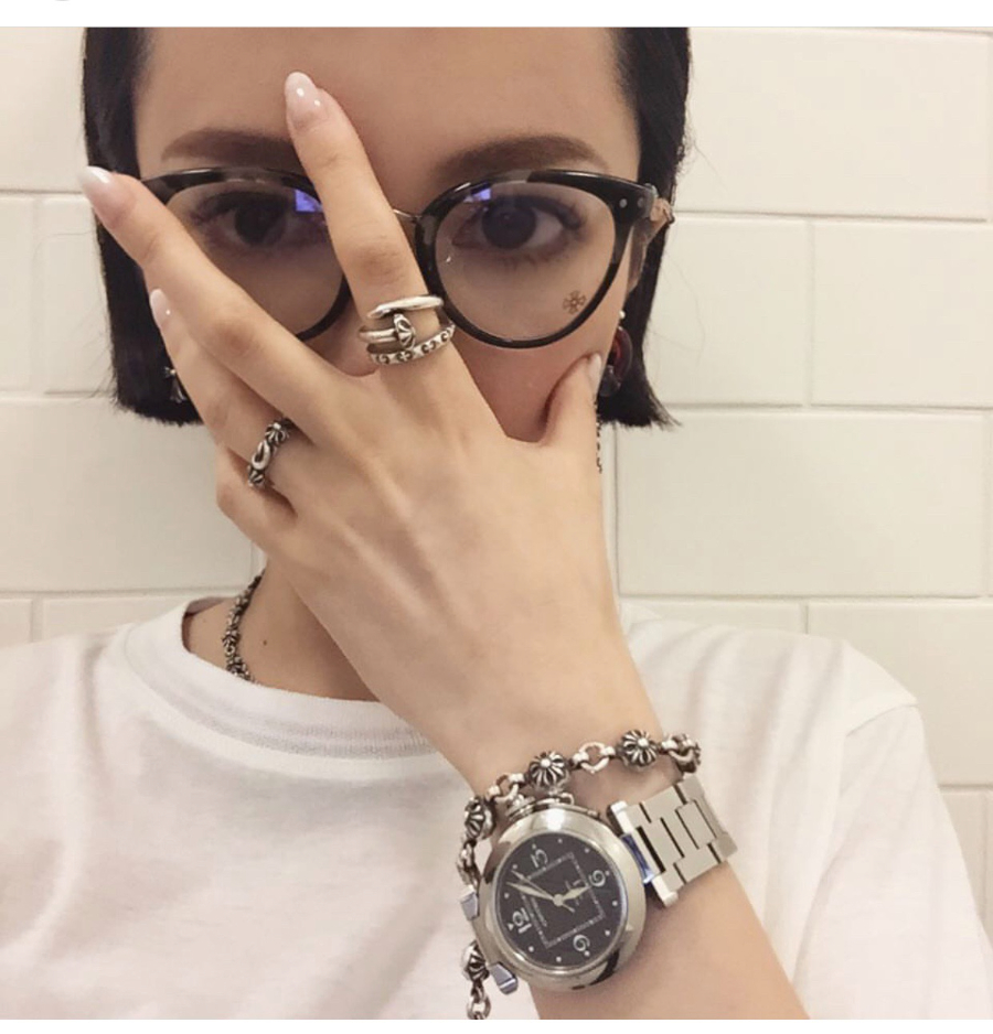 Chrome Hearts Cross Bead Bracelet 크롬하츠 십자 라운드 비즈 팔찌 4