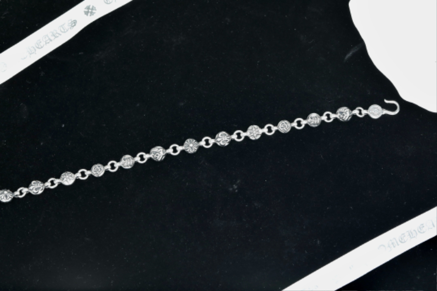 Chrome Hearts Mixed Motif Bead Bracelet 크롬하츠 믹스 모티브 라운드 비즈 팔찌 10