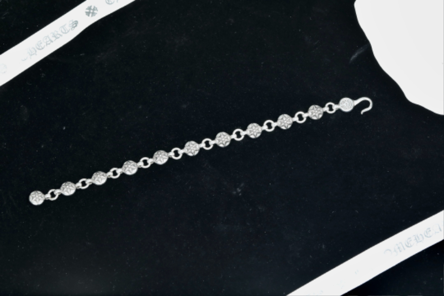 Chrome Hearts Six-Point Star Bead Bracelet 크롬하츠 육망성 라운드 비즈 팔찌 7