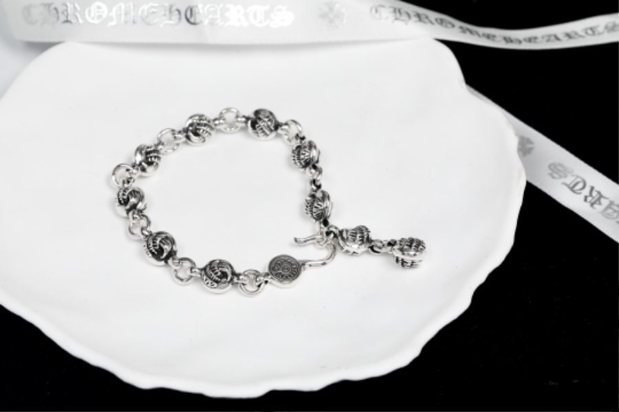 Chrome Hearts Claw Round Bead Bracelet 크롬하츠 이글클로(발톱) 원형 비즈 팔찌 4