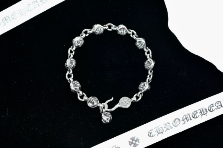 Chrome Hearts Claw Round Bead Bracelet 크롬하츠 이글클로(발톱) 원형 비즈 팔찌 5