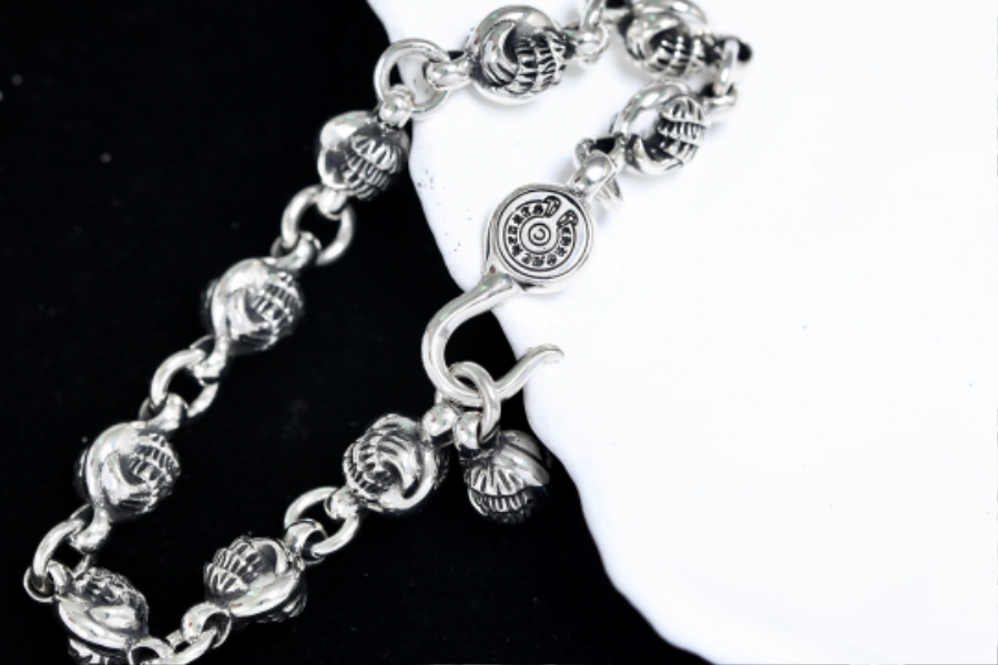 Chrome Hearts Claw Round Bead Bracelet 크롬하츠 이글클로(발톱) 원형 비즈 팔찌 11