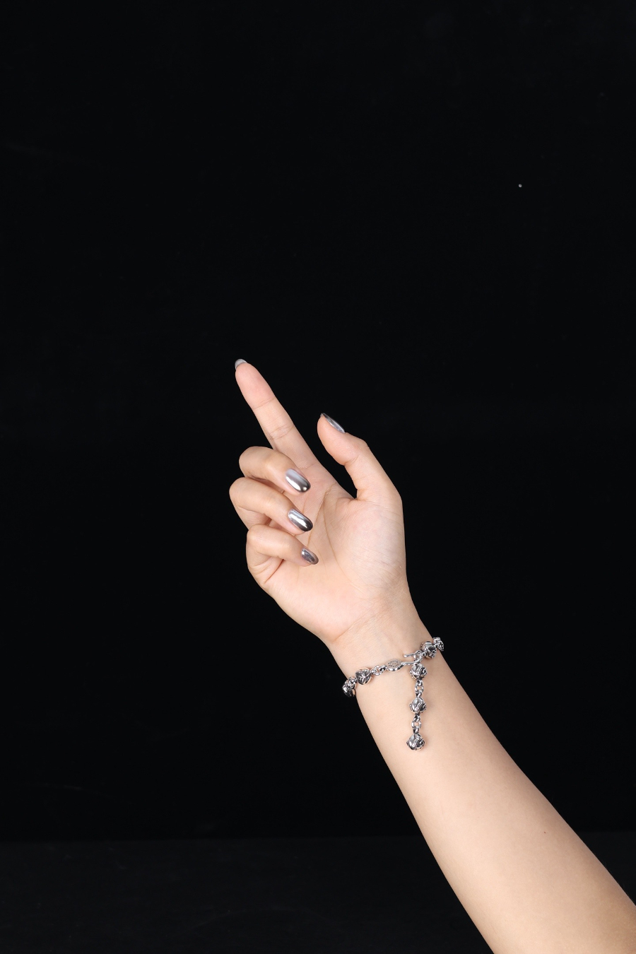 Chrome Hearts Dragon Head Round Bead Bracelet 크롬하츠 드래곤 헤드 원형 비즈 팔찌 12