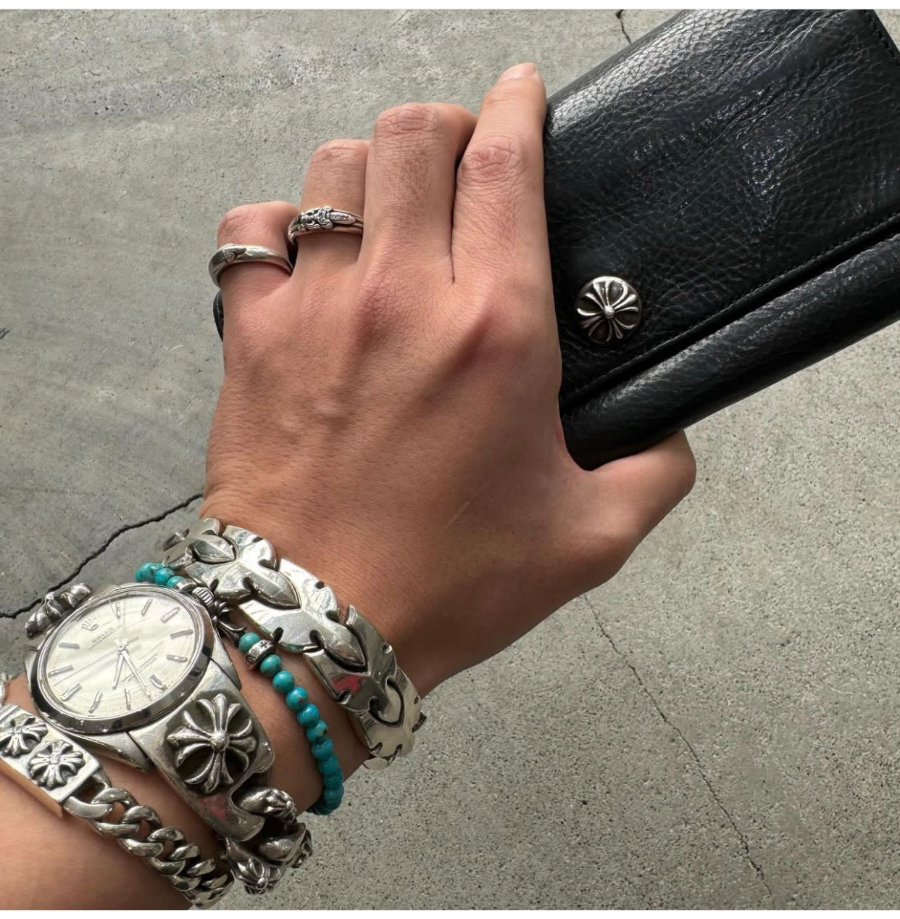 Chrome Hearts Flame Chain Bracelet 크롬하츠 플레임(불꽃) 체인 팔찌 4