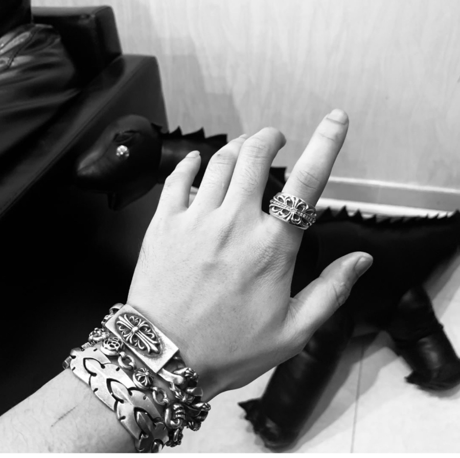 Chrome Hearts Flame Chain Bracelet 크롬하츠 플레임(불꽃) 체인 팔찌 7