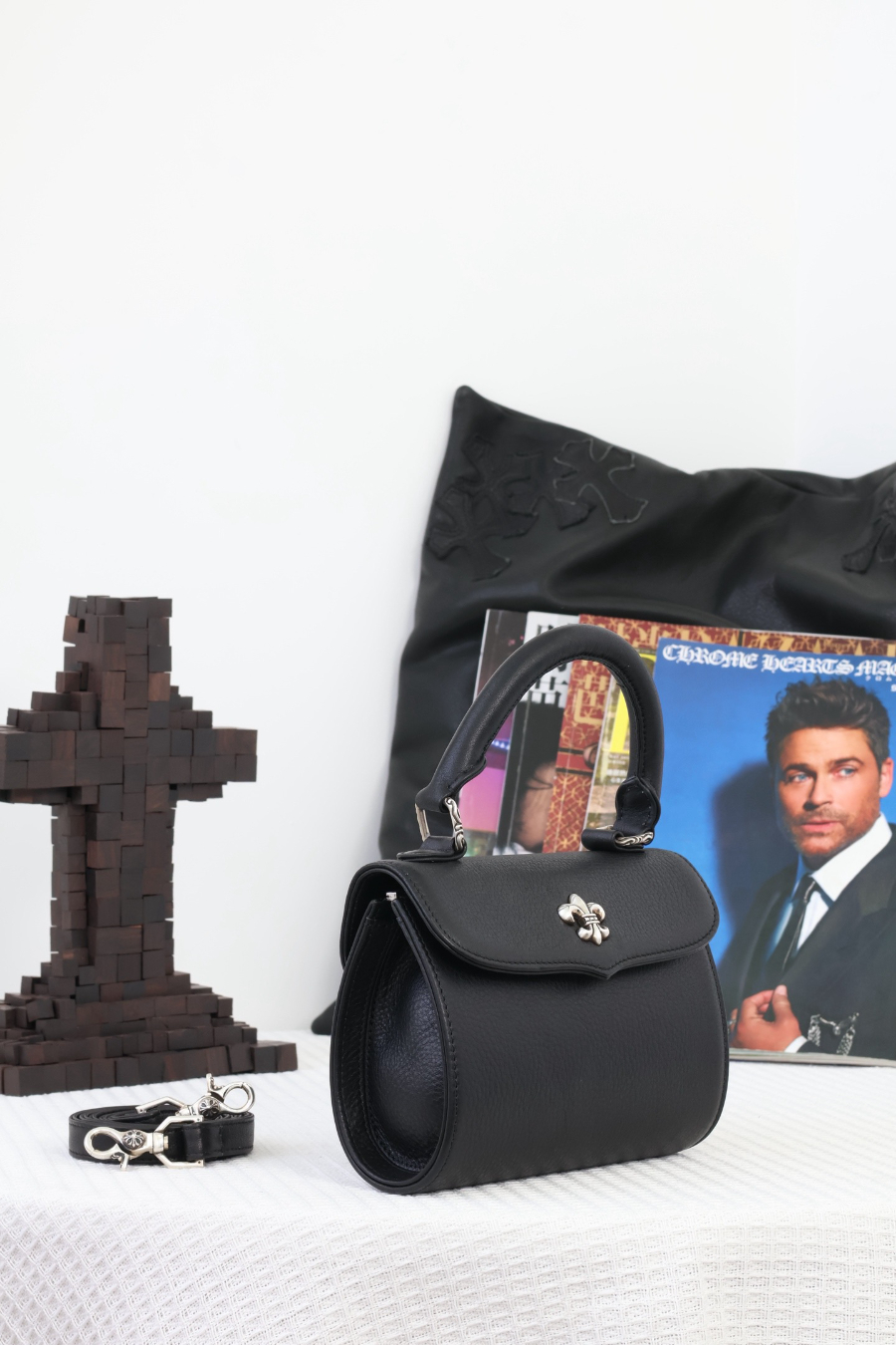 Chrome Hearts Doc Adams Fleur-de-Lis Bag 크롬하츠 닥 아담스 백합 플뢰르 드 리스 백 12