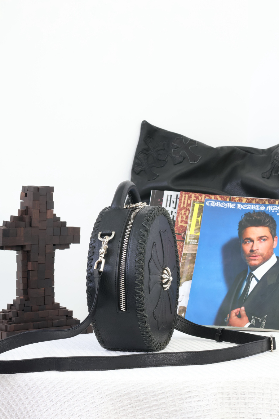 Chrome Hearts Blumoon Baby Round Bag 크롬하츠 블루문 베이비 원형 백 13