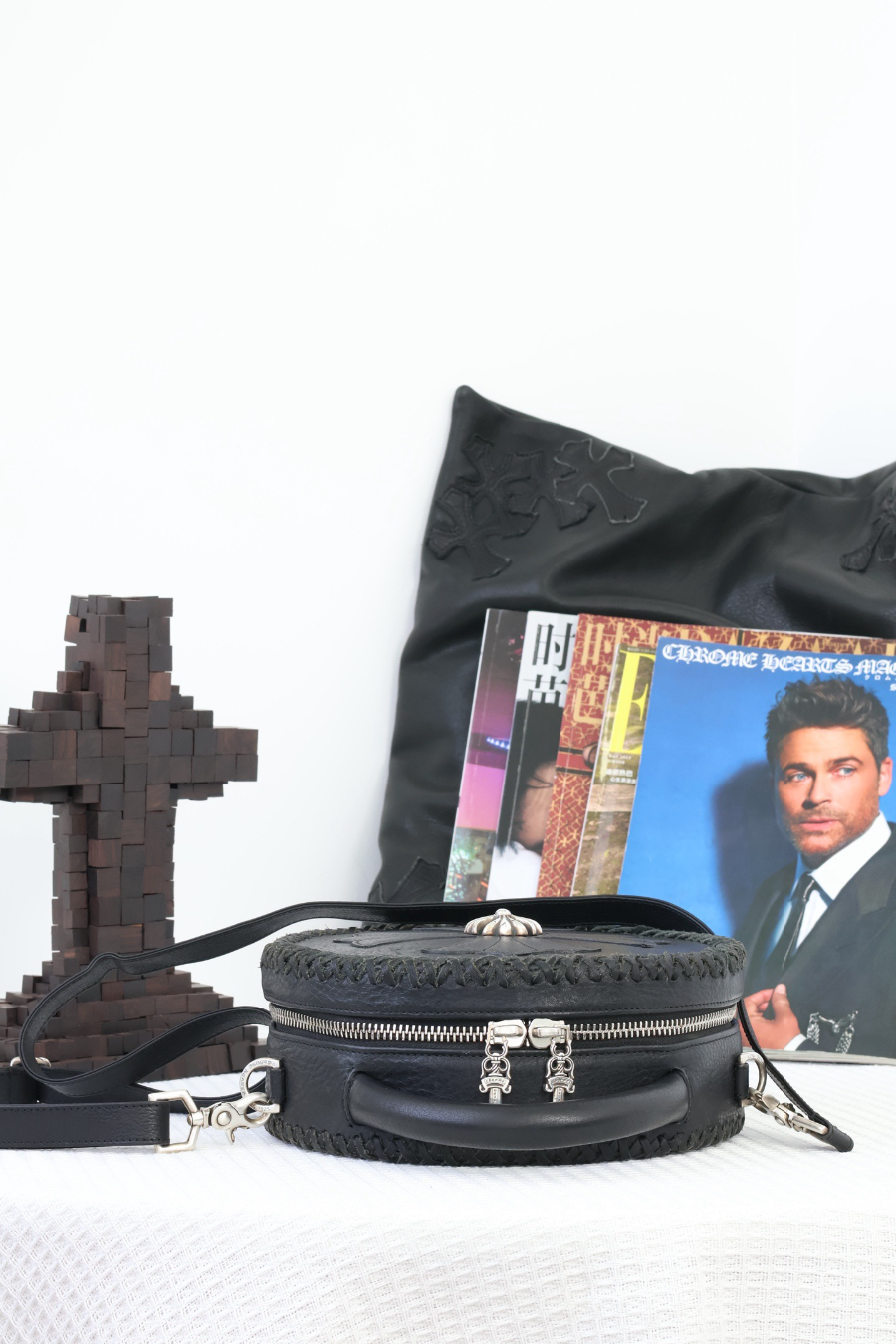 Chrome Hearts Blumoon Baby Round Bag 크롬하츠 블루문 베이비 원형 백 15