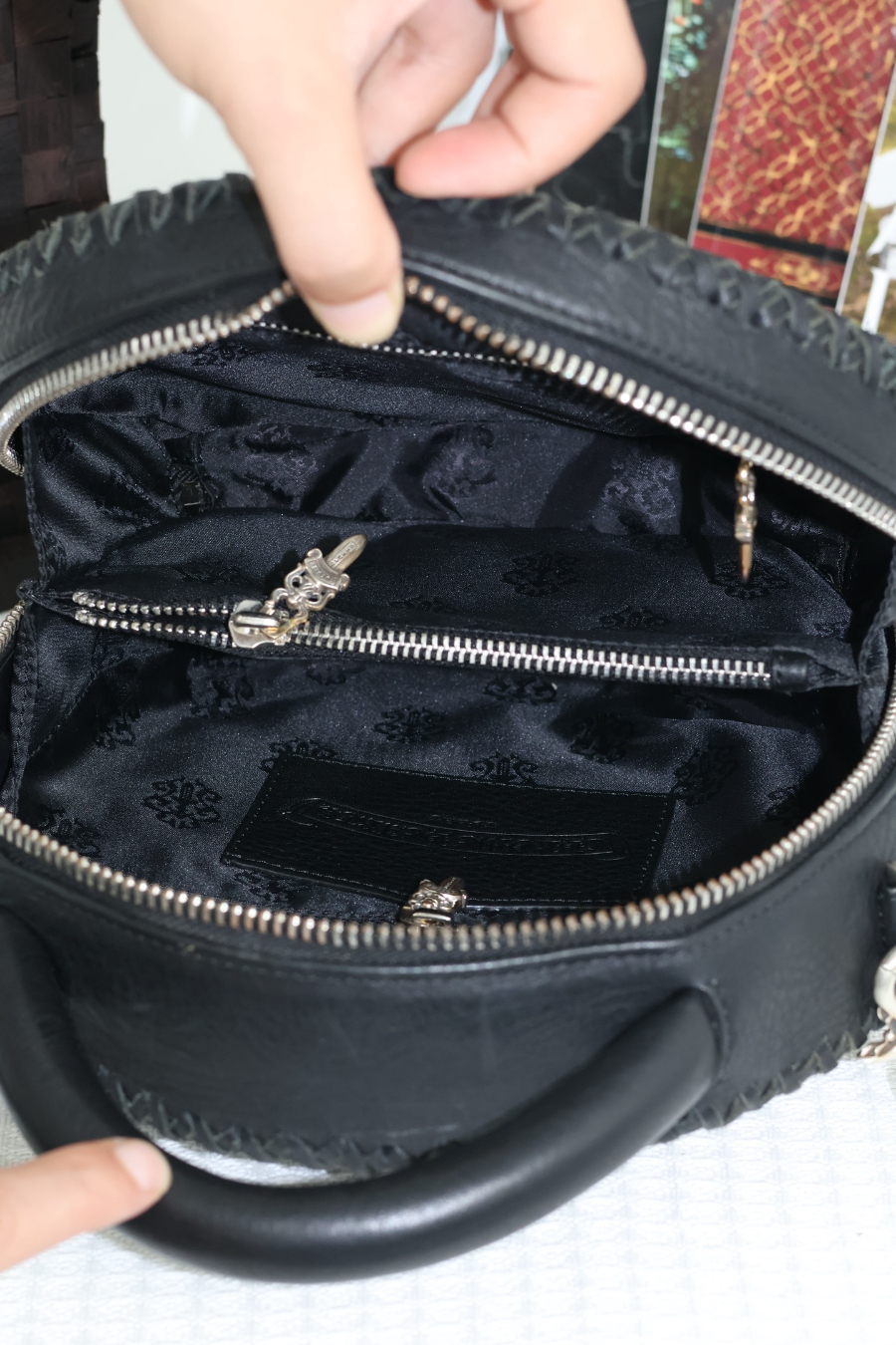 Chrome Hearts Blumoon Baby Round Bag 크롬하츠 블루문 베이비 원형 백 24