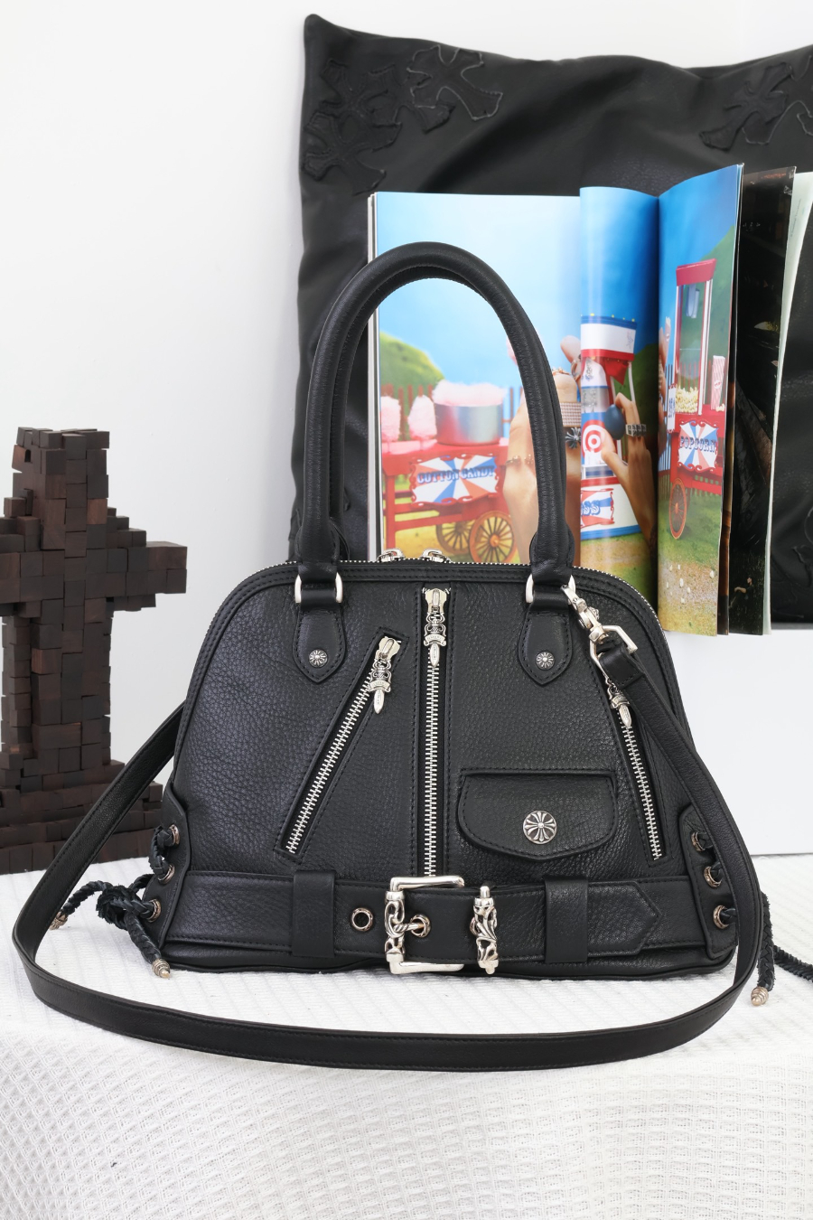 Chrome Hearts Modean Motorcycle Shell Bag 크롬하츠 모디안 모터사이클 쉘 백 12