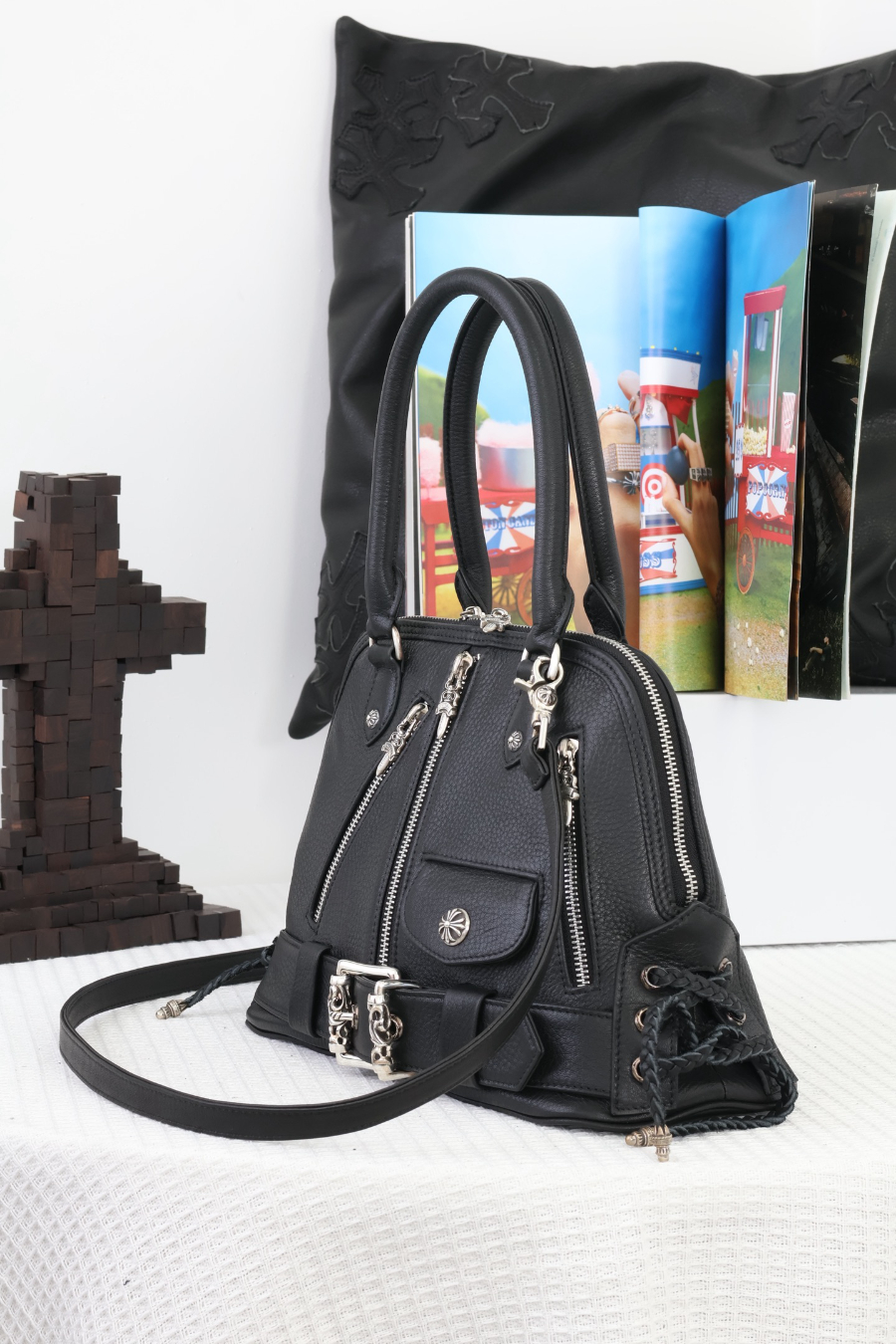 Chrome Hearts Modean Motorcycle Shell Bag 크롬하츠 모디안 모터사이클 쉘 백 13