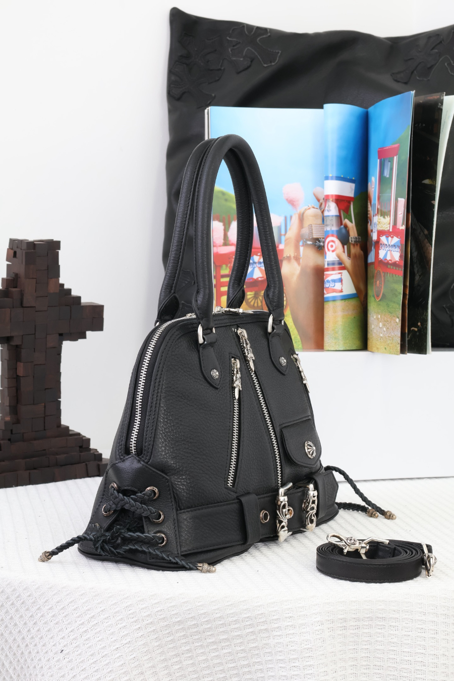 Chrome Hearts Modean Motorcycle Shell Bag 크롬하츠 모디안 모터사이클 쉘 백 14