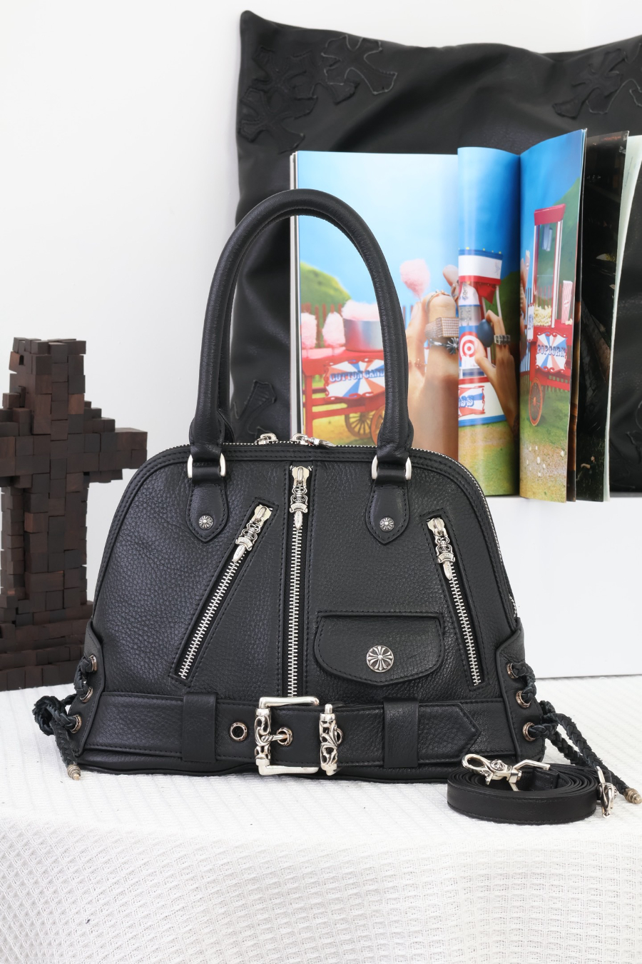 Chrome Hearts Modean Motorcycle Shell Bag 크롬하츠 모디안 모터사이클 쉘 백 15