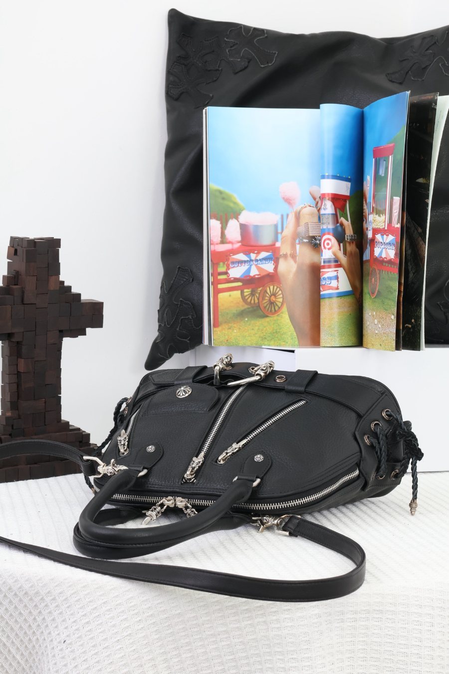 Chrome Hearts Modean Motorcycle Shell Bag 크롬하츠 모디안 모터사이클 쉘 백 18