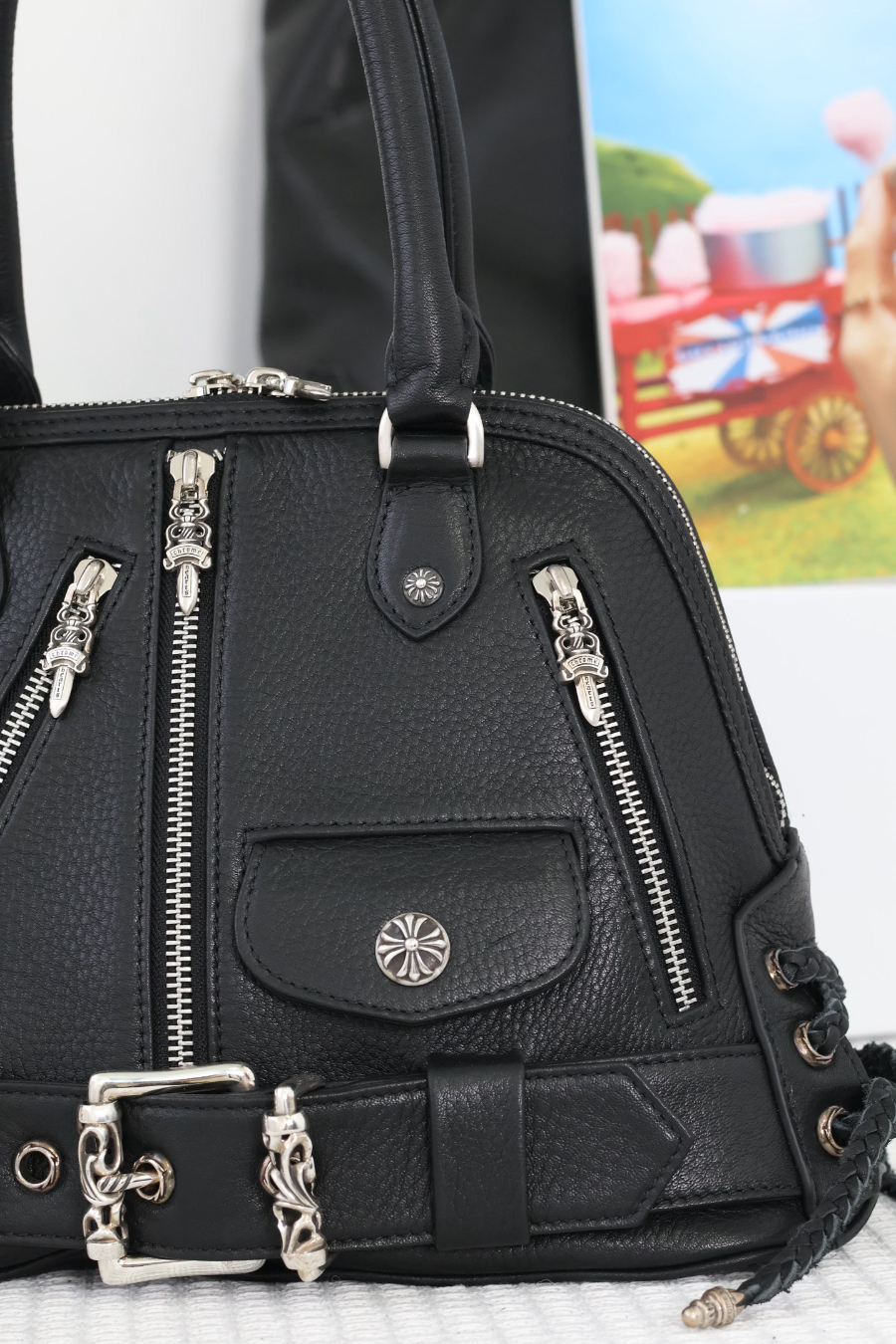 Chrome Hearts Modean Motorcycle Shell Bag 크롬하츠 모디안 모터사이클 쉘 백 22