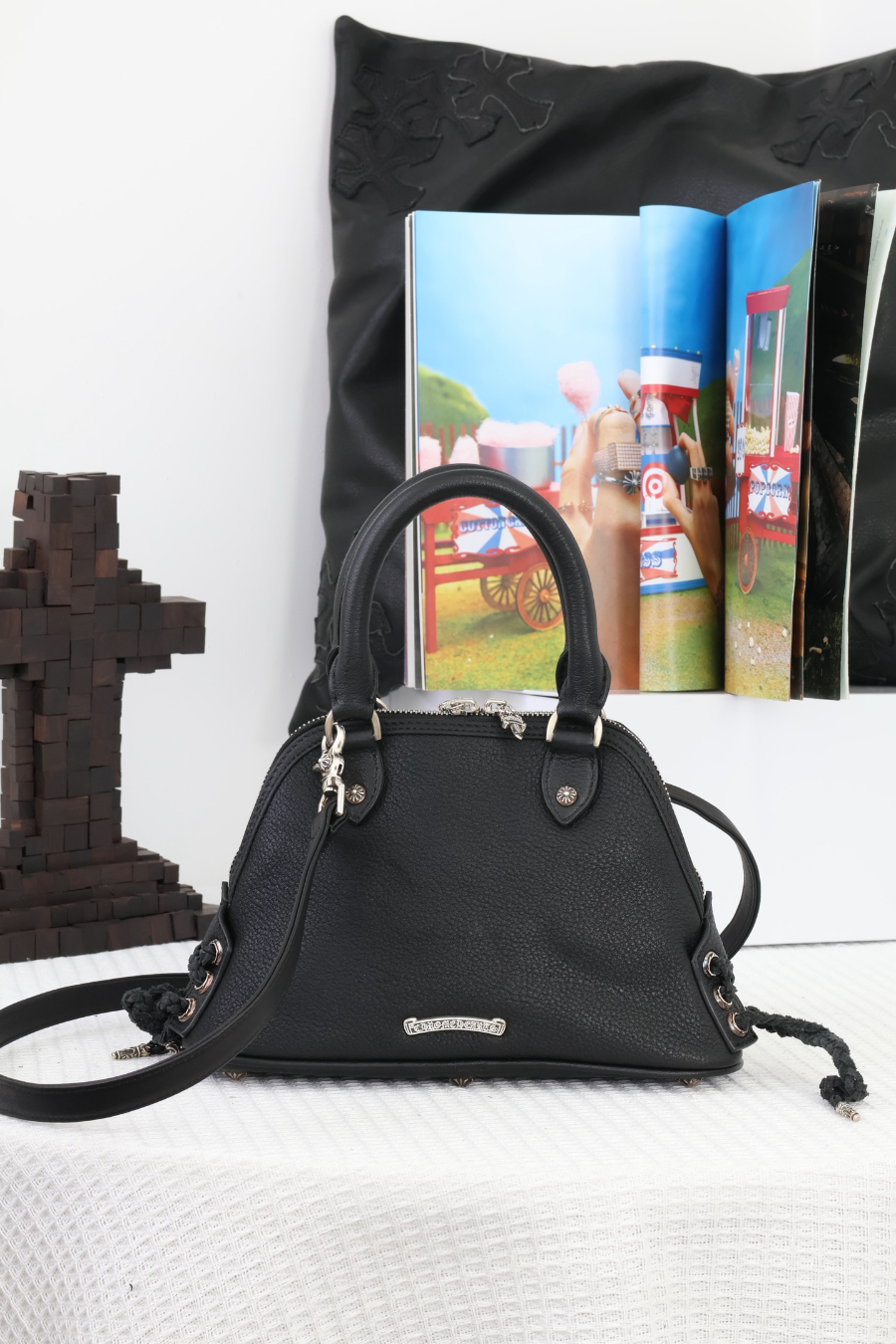 Chrome Hearts Modean Mini Motorcycle Shell Bag 크롬하츠 모디안 미니 모터사이클 쉘 백 16