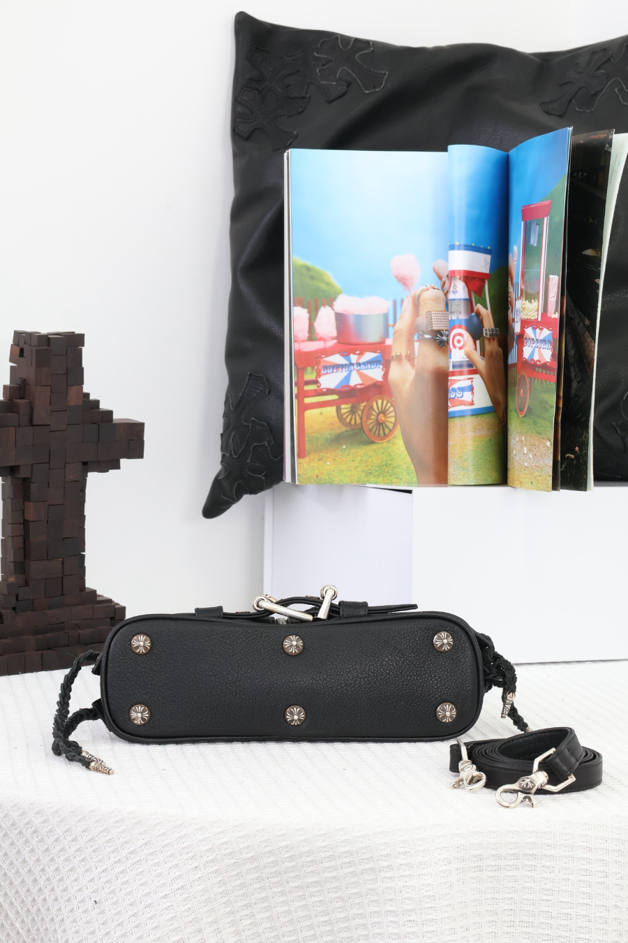 Chrome Hearts Modean Mini Motorcycle Shell Bag 크롬하츠 모디안 미니 모터사이클 쉘 백 18